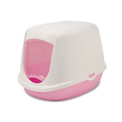Savic Duchesse Litter Box For Cat And Kitten Baby Pink